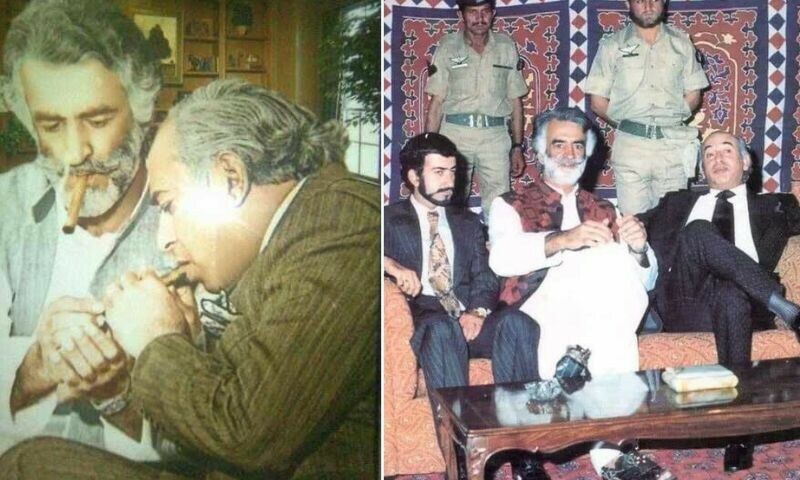   ذوالفقار علی بھٹو اور نواب اکبر خان بگٹی  