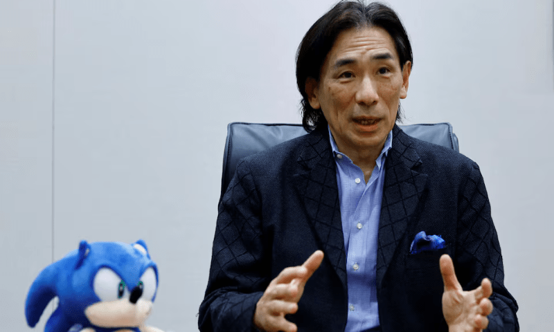 Sega Corp’s Co-Chief Operation Officer Shuji Utsumi speaks during an interview with <em>Reuters</em> in Tokyo, Japan on February 16, 2022. — Reuters/File