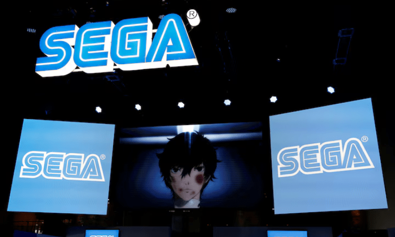 Sega logos pictured at Tokyo Game Show in 2016 in Chiba, east of Tokyo, Japan on September 15, 2016. — Reuters