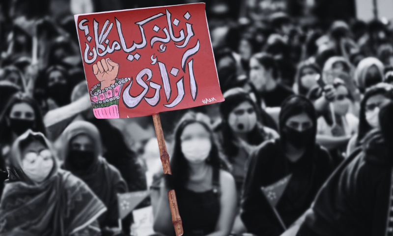 Aurat March angry, calling for justice for 19-year-old woman who died after brutal sexual violence