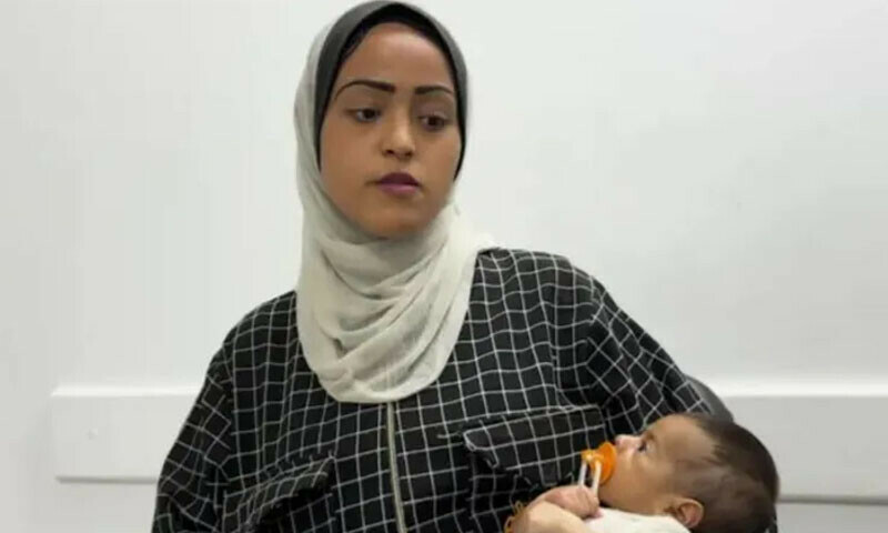 19 سالہ بیوہ نجاح — فوٹو: بی بی سی