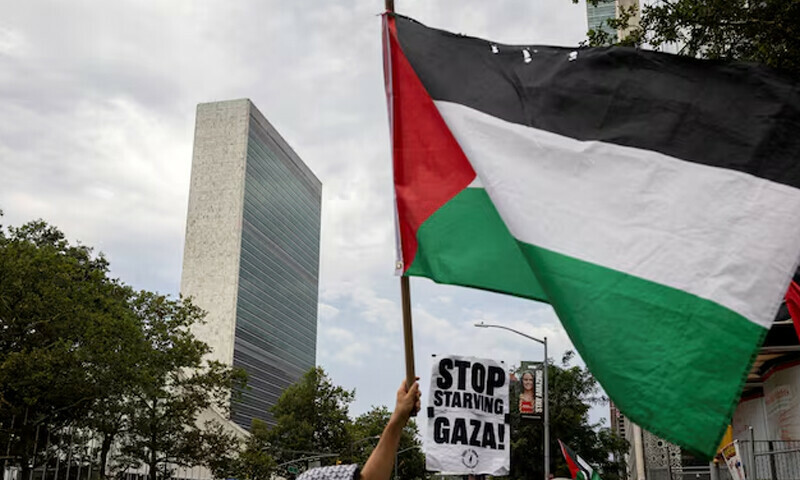 اقوام متحدہ کی کانفرنس میں مسئلہ فلسطین کے دو ریاستی حل پر زور، امریکا اور اسرائیل کا بائیکاٹ