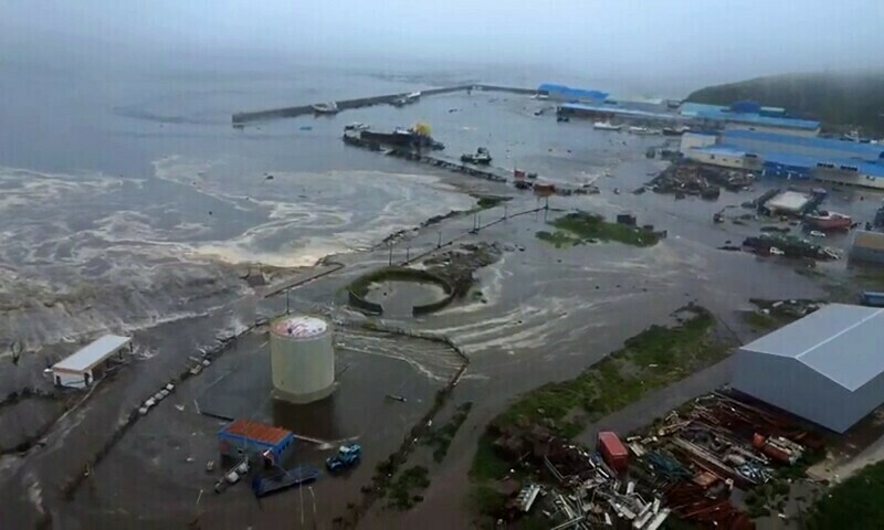 روس میں 8.8 شدت کا زلزلہ، 1952 کے بعد سونامی کی طاقتور ترین لہریں بحرالکاہل تک پھیل گئیں