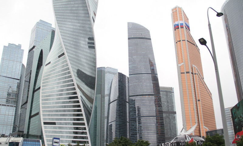 ماسکو انٹرنیشنل بزنس سینٹر کی آسمان کو چھوتے بلند و بالا عمارات