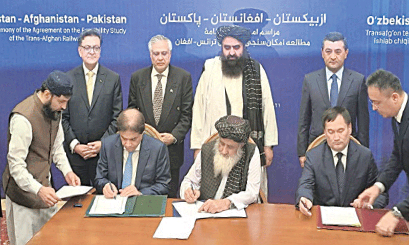 Pakistan, Uzbekistan, Afghanistan ink deal on railway project