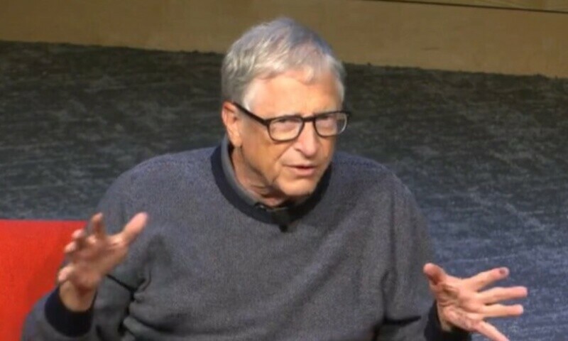 Bill Gates, the founder of Gates Foundation, speaking at <em>Women’s Health, Unstuck</em>, an event organised by health news outlet STAT at the Broad Institute of MIT and Harvard, United States, on Aug 4, 2025. — Screengrab