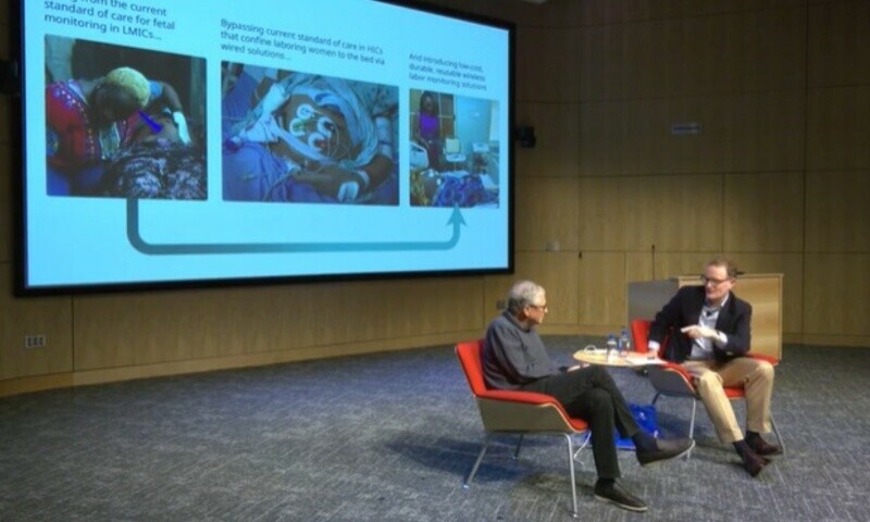 Bill Gates, the founder of Gates Foundation, speaking at Women’s Health, Unstuck, an event organised by health news outlet STAT at the Broad Institute of MIT and Harvard, United States, on Aug 4, 2025. — Screengrab
