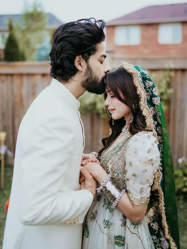 Aima Baig and Rastah’s Zain Ahmad tie the knot in a cute, intimate affair