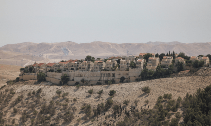 A view of part of the Israeli settlement of Maale Adumim, in the occupied West Bank, August 14. — Reuters