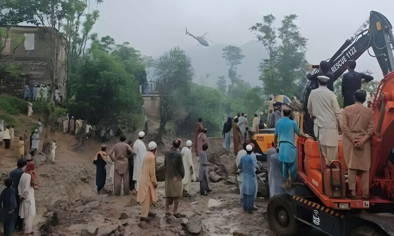 خیبرپختونخوا: بونیر میں اموات 400 سے متجاوز، 2 ہزار 300 مکانات، 6 اسکول، 639 گاڑیاں تباہ