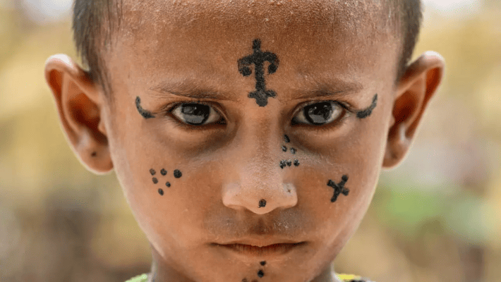 Face tattoos are slowly dying out in Hindu villages in Sindh