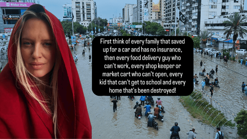 Shaniera Akram isn’t wrong for wanting people to not post their ‘rain adventures’ amid death, destruction