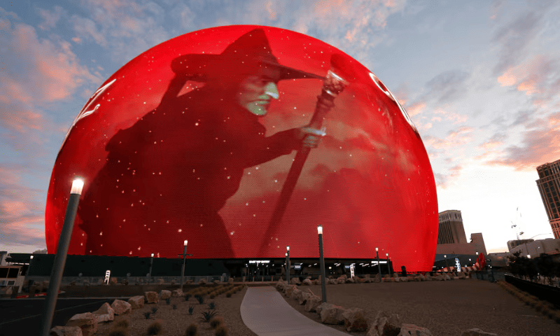 The Wizard of Oz has been remastered by AI for a 160,000-sq-ft screen in Las Vegas