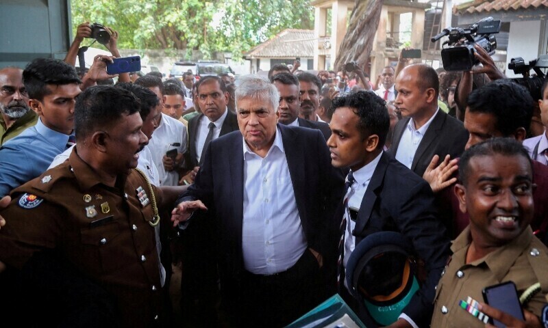 Sri Lanka ex-president rushed to intensive care after jailing