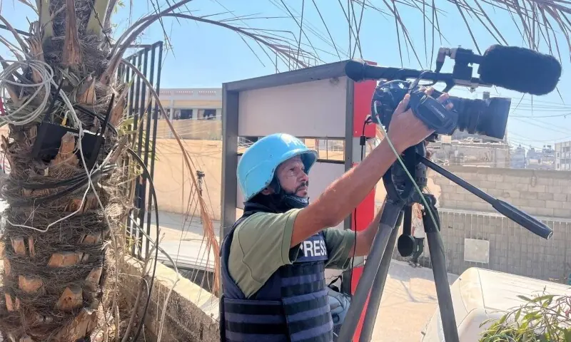 Israeli airstrikes kill journalists at Gaza hospital
