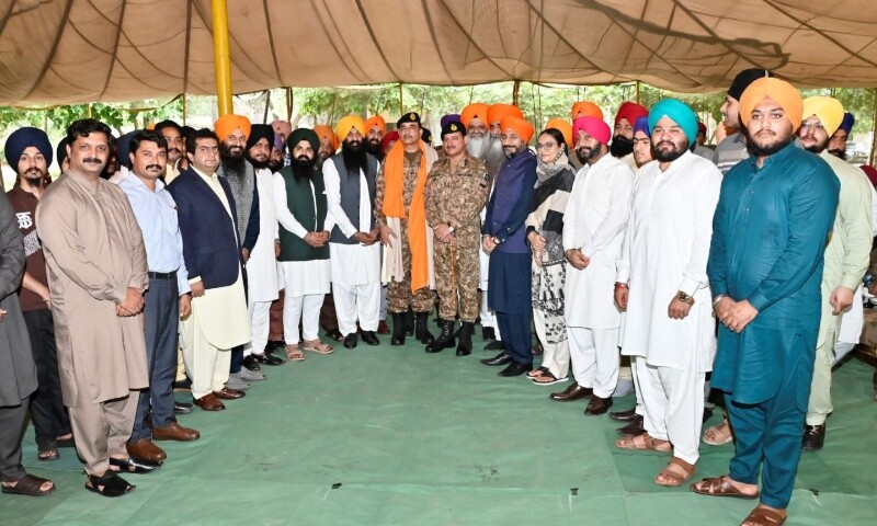 COAS met with the flood-affected Sikh community of Punjab and assured the community that all religious sites affected during floods, including Durbar Sahib Kartarpur, will be completely revived to their original condition at priority. &mdash; ISPR