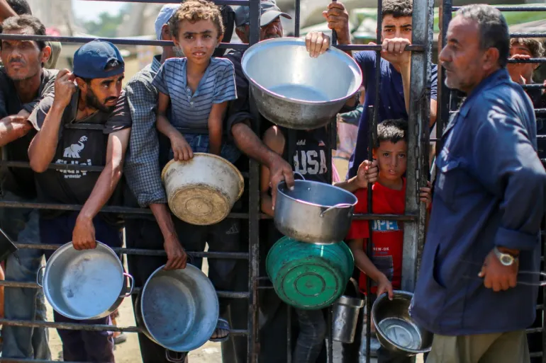 Gaza malnutrition crisis image