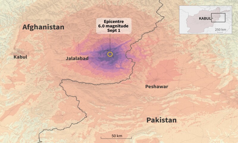 A timeline of major earthquakes to have hit Afghanistan over past decade