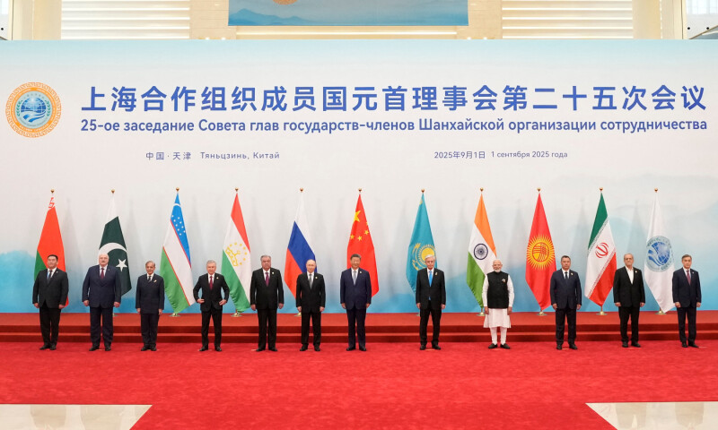 Heads of state at Tianjin — let the talks begin