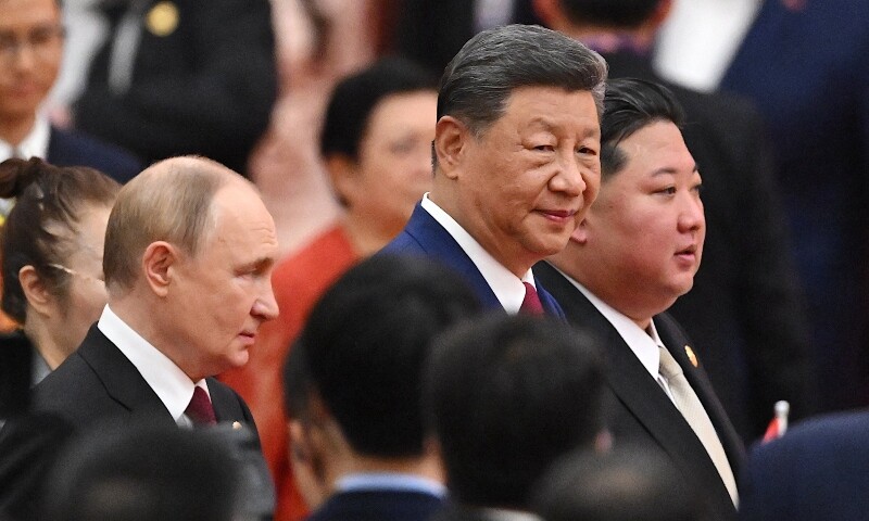 China denies conspiring with North Korea, Russia against US