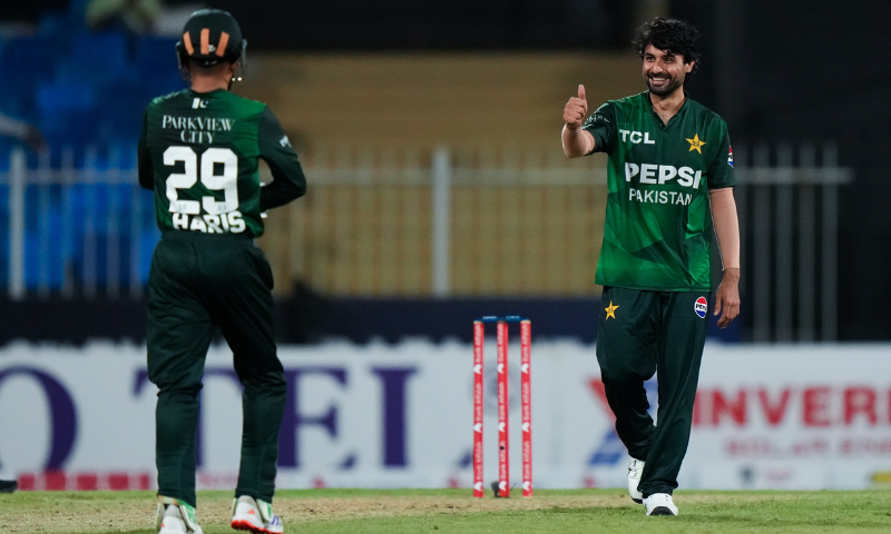 Fakhar and Abrar star as Pakistan beat UAE to reach tri-series final
