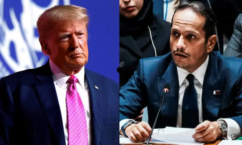 Trump meets Qatari Prime Minister after Israeli attack in Doha