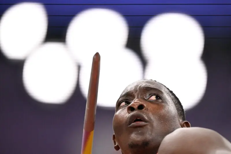 Grenada&rsquo;s athlete Anderson Peters competes in the men&rsquo;s javelin throw Group B qualification during the World Athletics Championships in Tokyo on September 17, 2025. &mdash; AFP