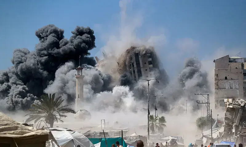 اسرائیل کے غزہ میں مظالم جاری، حملوں میں مزید 48 فلسطینی شہید