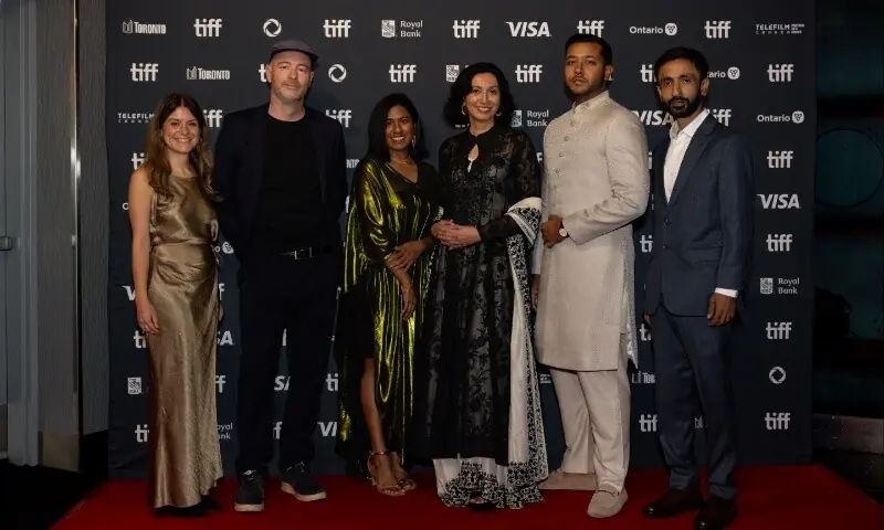 The cast and crew of Ghost School. &mdash; Toronto International Film Festival (TIFF)