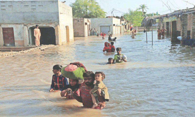 Floodwaters keep south Punjab on edge