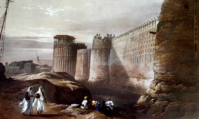    حیدآباد کا قلعہ— تصویر: بشکریہ سندھ آرکائیوز   