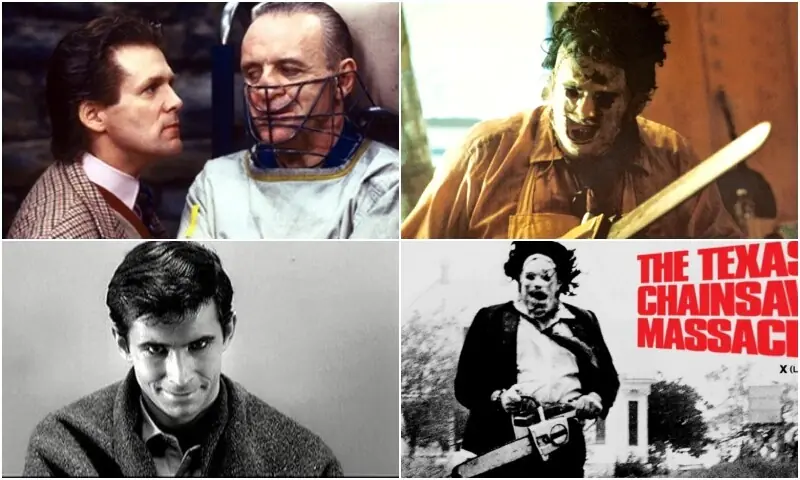 ہالی وڈ کے چند مشہور ولن جن میں ایڈ گین کی خصوصیات تھیں