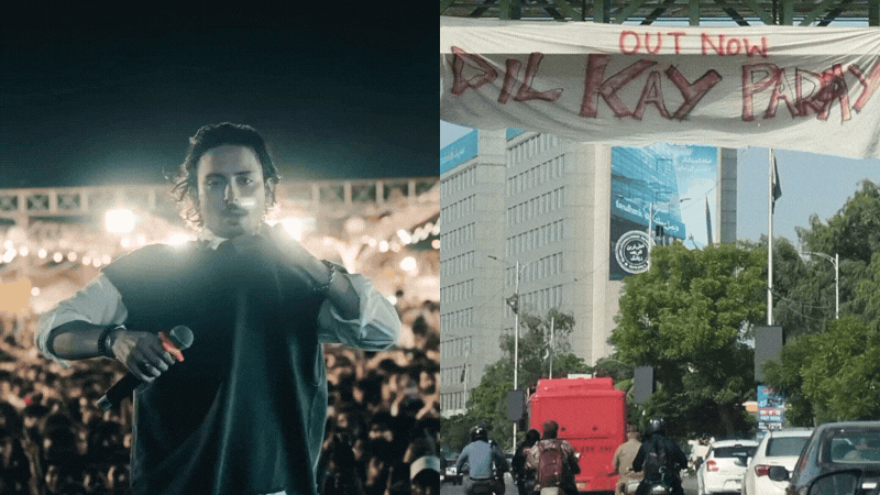 Hasan Raheem’s Dil Kay Parday is out — and they’re literally hanging around Karachi