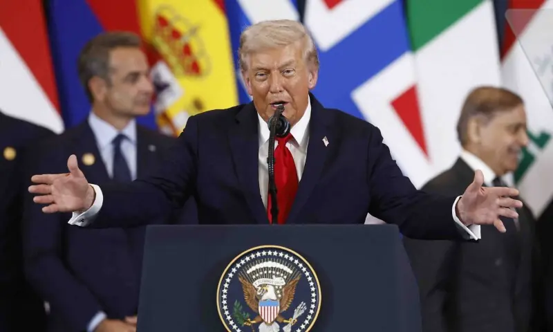 ‘My favourite field marshal’: 5 noteworthy moments from presser following signing of Gaza declaration