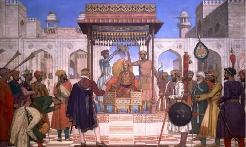    تھامس رو جہانگیر کی دربار میں   