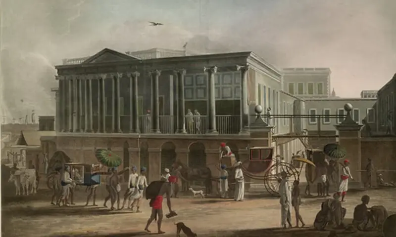    کلکتہ میں قائم کمپنی کی تجارتی کوٹھی   