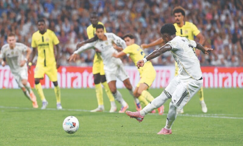 Vinicius double helps Madrid beat Villarreal - Newspaper - DAWN.COM