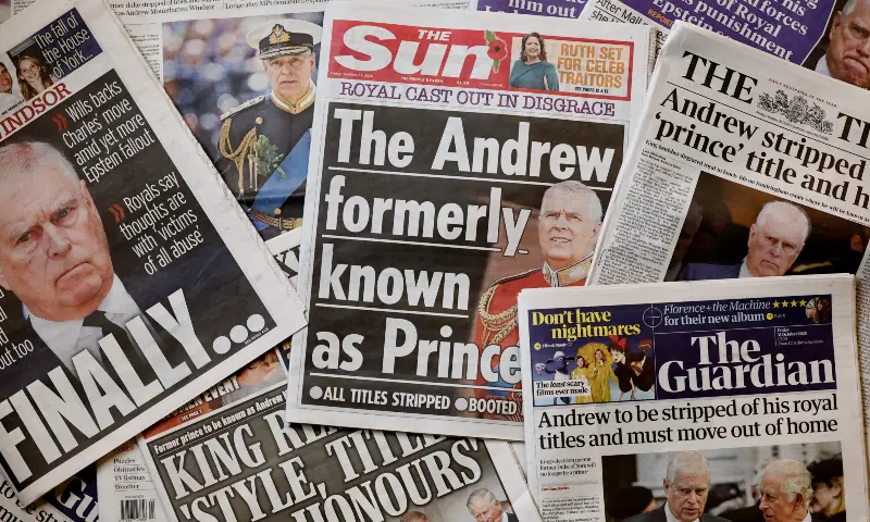 Andrew to lose his last military rank: minister