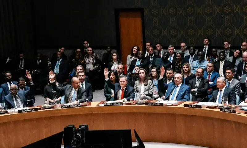 Pakistan calls for ending occupation of Palestine after UNSC adopts resolution on Gaza peace plan