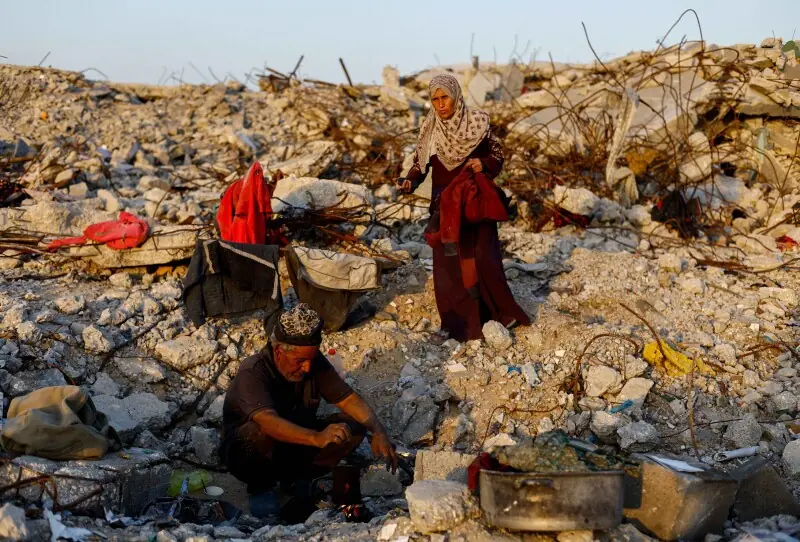 The gruelling search for Gaza’s dead under the rubble