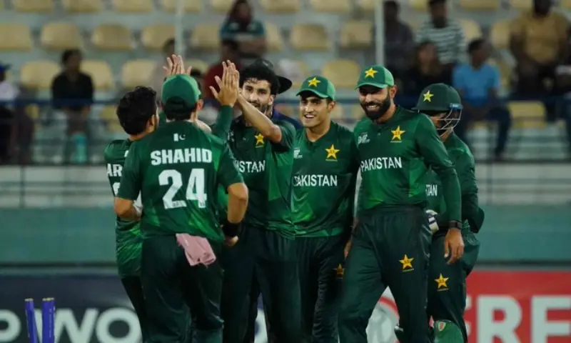 Pakistan Shaheens edge Sri Lanka ‘A’ to make final of Asia Cup Rising Stars Champ­ionship