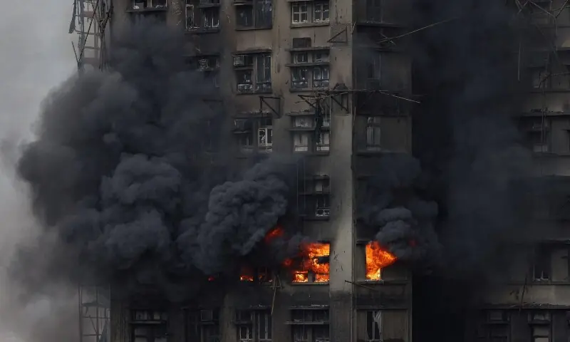 Hong Kong high-rise fire kills at least 44, still burning Hong Kong high-rise fire kills at least 44, still burning