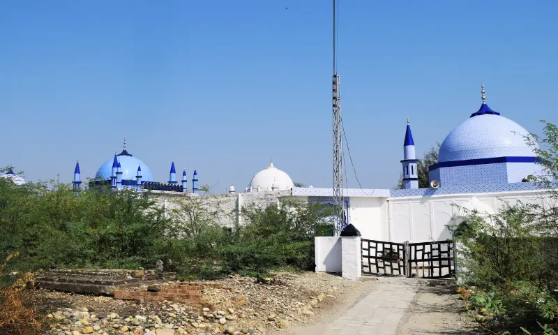 The revered shrine of the Pirs of Makhad