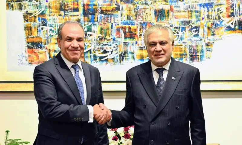 Dar notes ‘positive momentum’ in recent engagements with Egypt as FM Abdelatty visits Islamabad