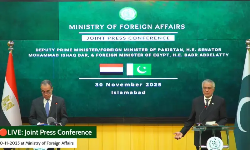 Pakistan to share list of 250 business houses with Egypt to enhance bilateral economic ties: Dar