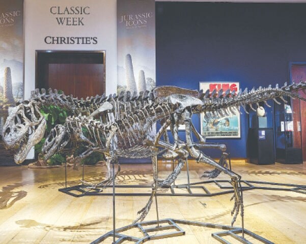 Britain seizes dinosaur bones in crime proceeds case