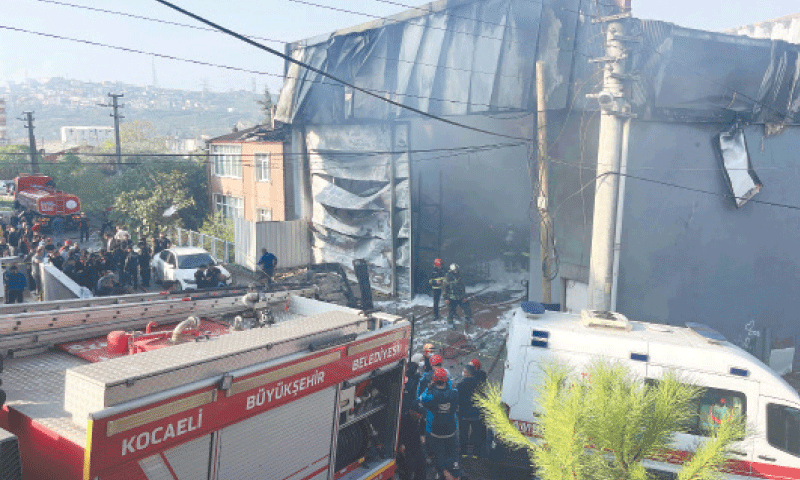 Fire at perfume warehouse kills six in Turkiye
