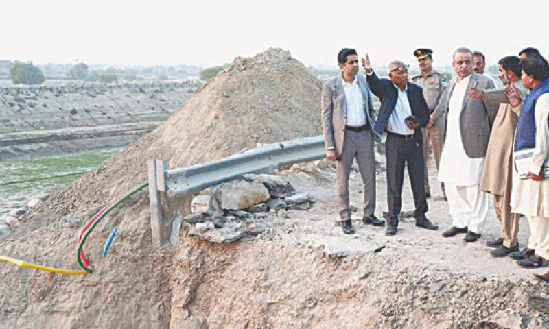 Aleem inspects M-5 repair work, orders restoration by 30th