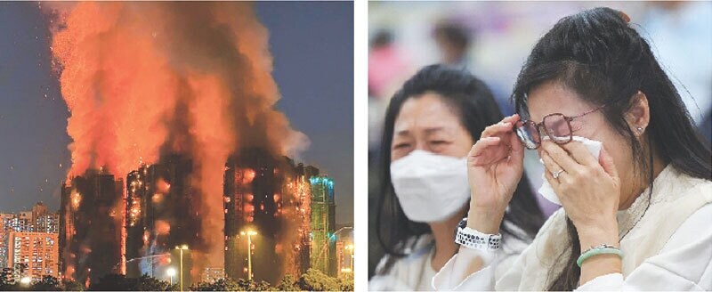 36 die as housing estate catches fire in Hong Kong
