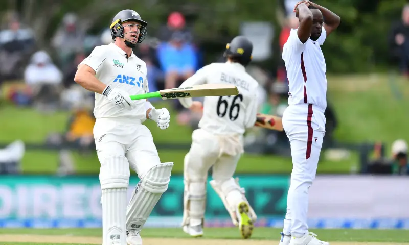 New Zealand 231-9 as West Indies exploit bowler-friendly wicket on day one of first Test